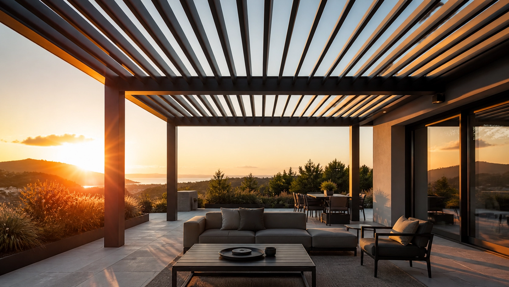 Bioklimatik Pergola Sistemi